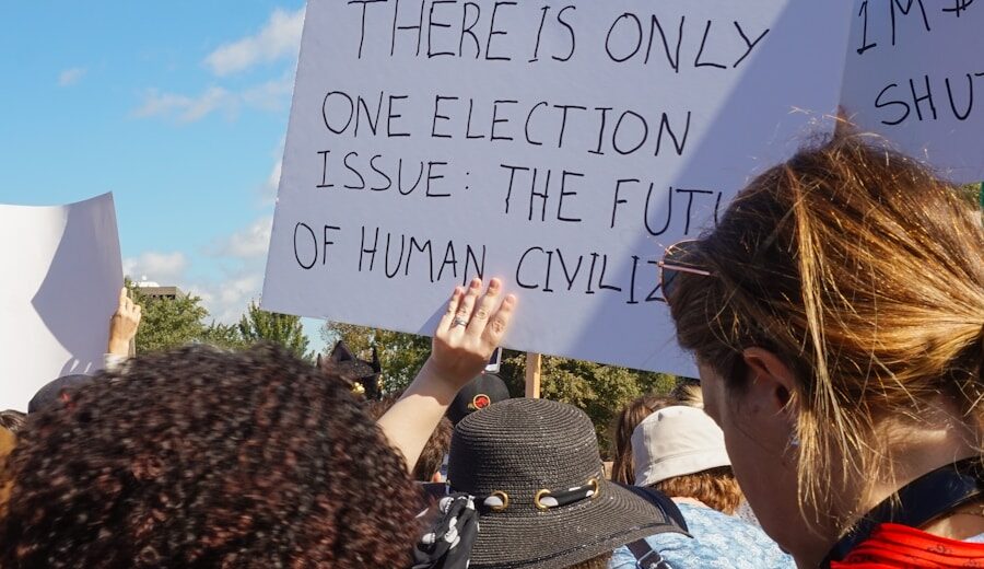 Photo "Undermining Voter Rights: Trump’s Policies and the Fight for Democracy"